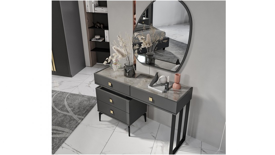 Antrasit Yatak Odası