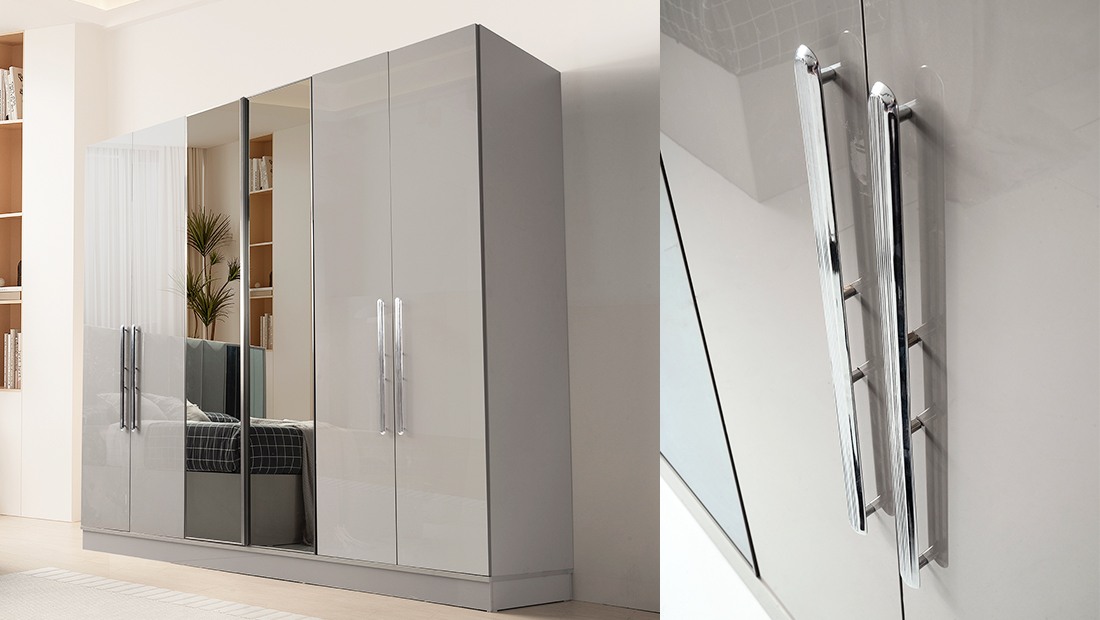 Hazal Sis Gri Yatak Odası