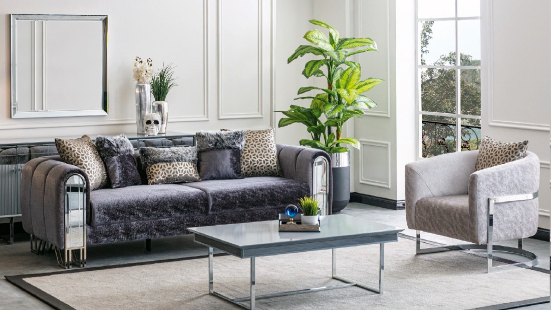 Solo Silver Luxury Koltuk Takımı